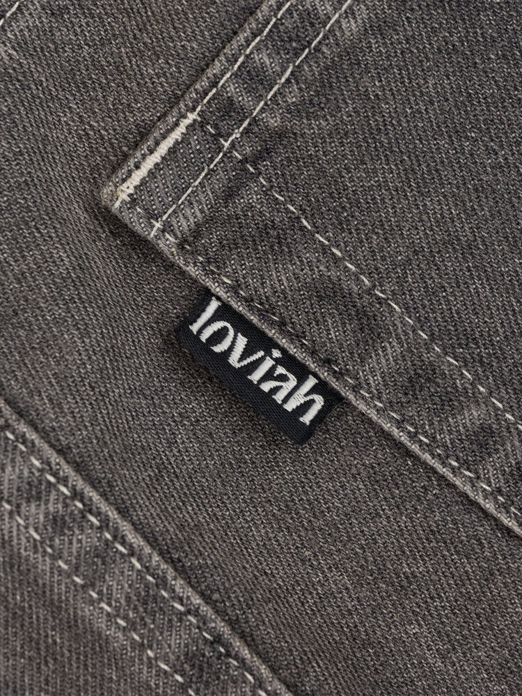 Loviah Loviah 1990 Baggy Denim Pant (Mens) | Grey Stonewash 34