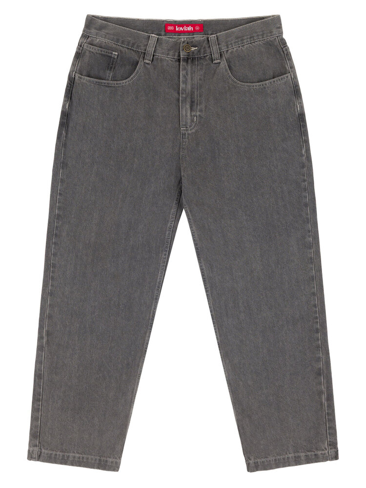 Loviah Loviah 1990 Baggy Denim Pant (Mens) | Grey Stonewash 34