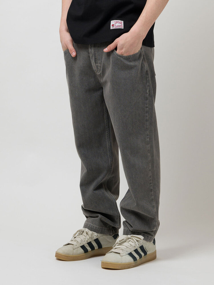 Loviah Loviah 1990 Baggy Denim Pant (Mens) | Grey Stonewash 34