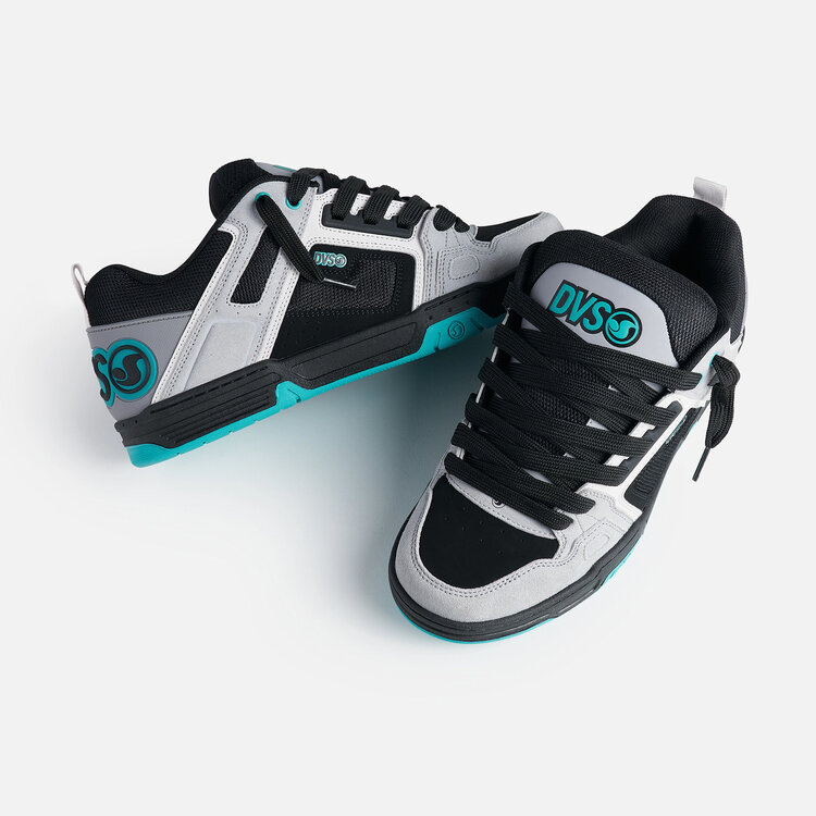 DVS Dvs Comanche (Mens) | Grey/Black/Teal-Suede
