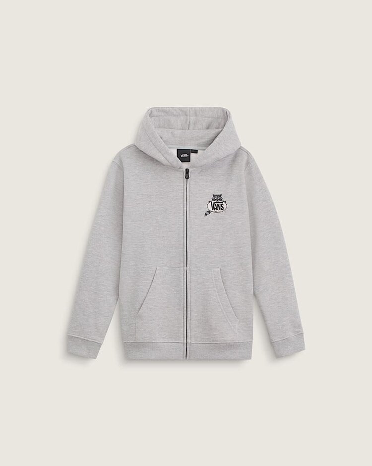 Vans Vans Dumpster Raccoon Full Zip (Youth) | Cement Heather