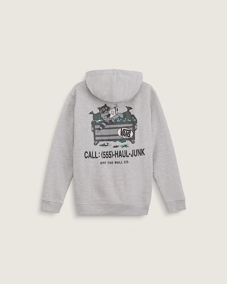 Vans Vans Dumpster Raccoon Full Zip (Youth) | Cement Heather