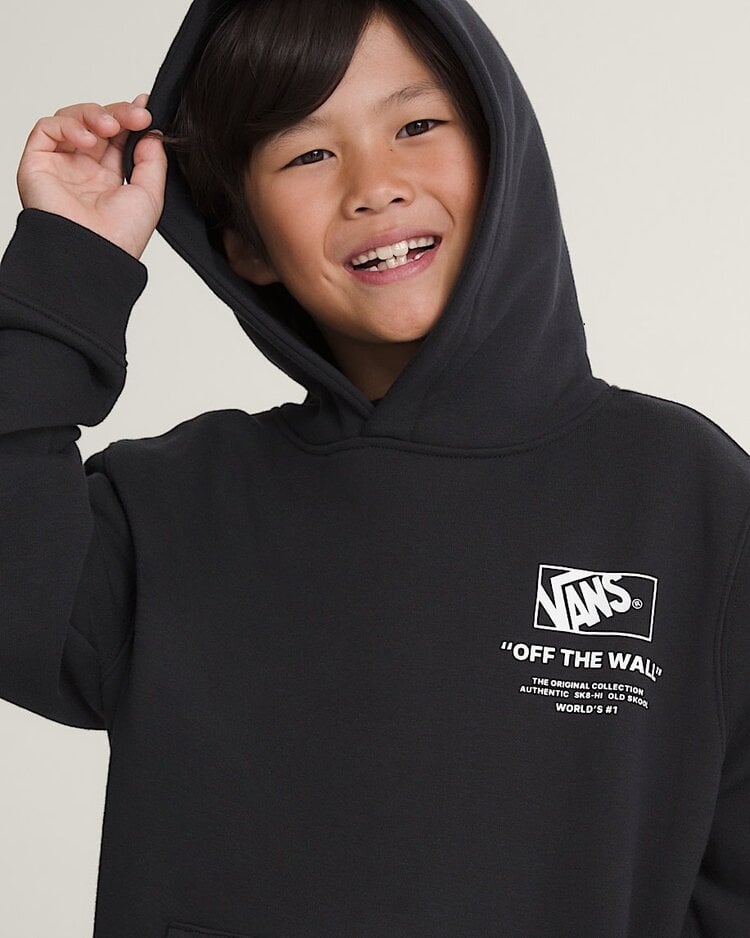 Vans Vans Stacked Hi Pullover (Youth) | Black/White