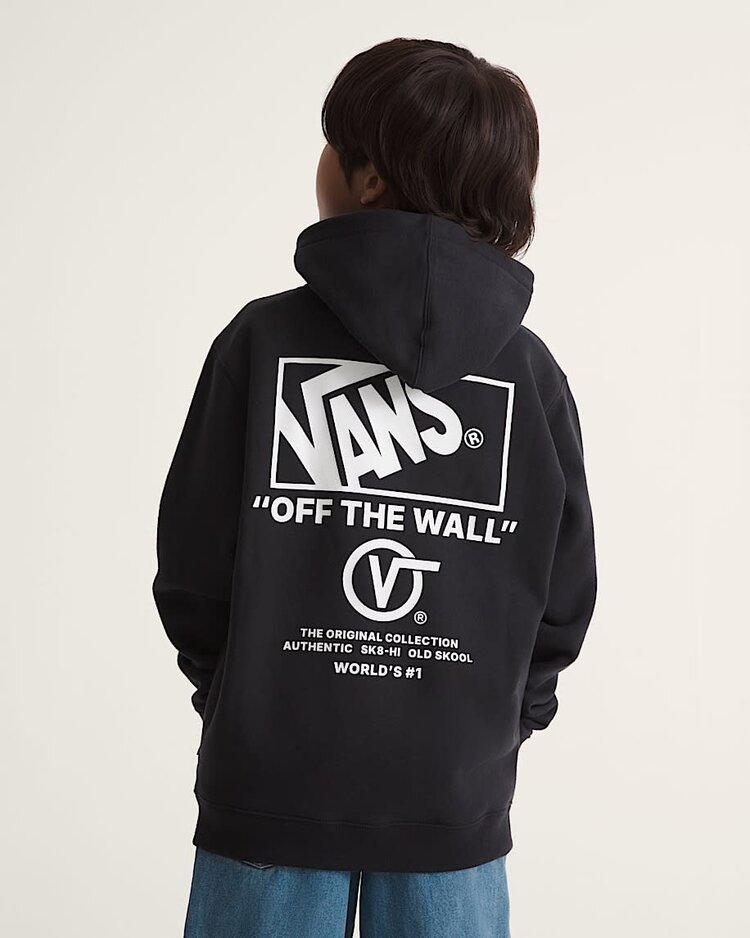 Vans Vans Stacked Hi Pullover (Youth) | Black/White