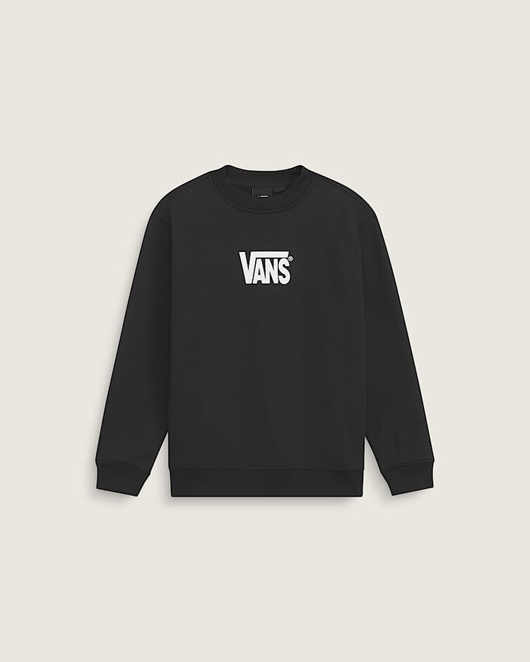 Vans Vans Stretch Logo Crew (Youth) | Black/White