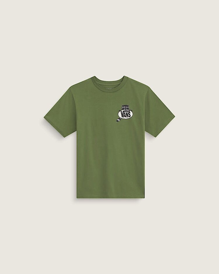 Vans Vans Dumpster Raccoon Ss Tee (Youth) | Green Balsam
