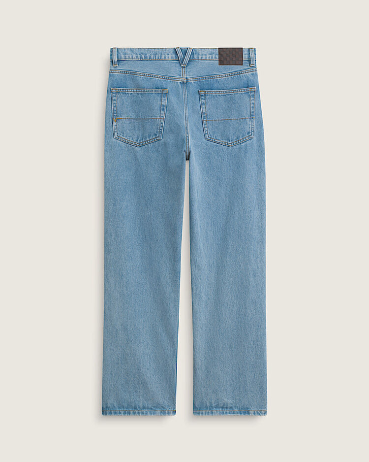 Vans Vans Check-5 Loose Denim Pant (Mens) | Stonewash Blue