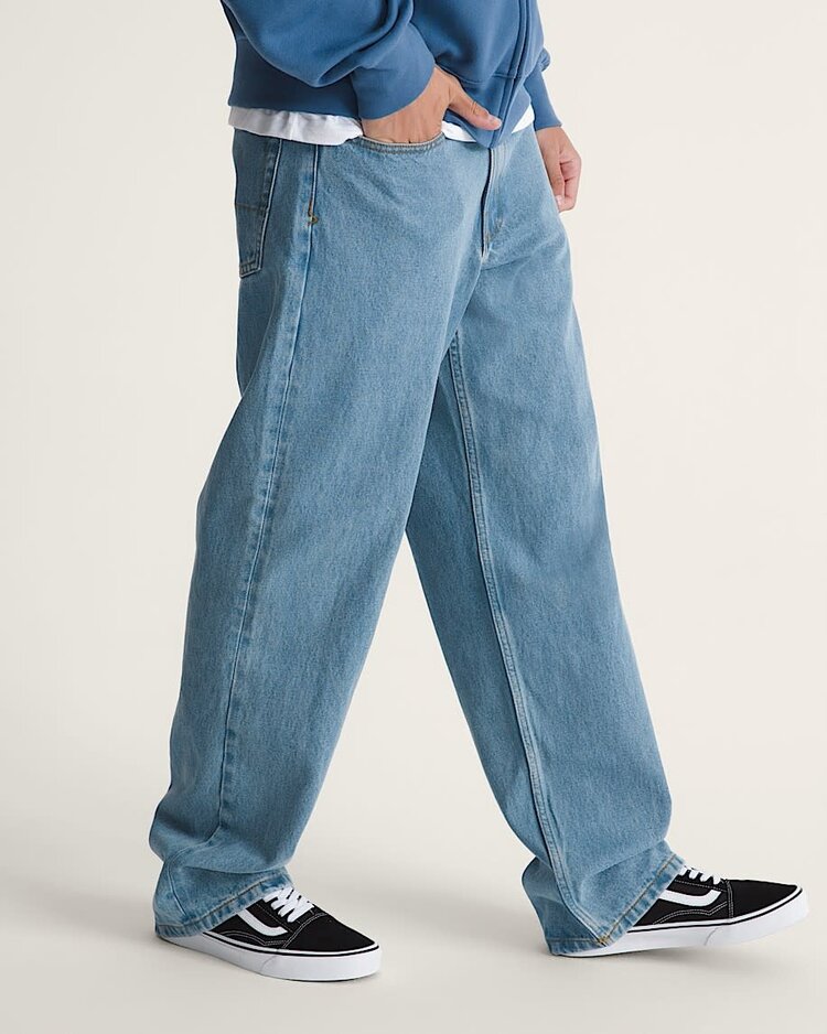 Vans Vans Check-5 Loose Denim Pant (Mens) | Stonewash Blue