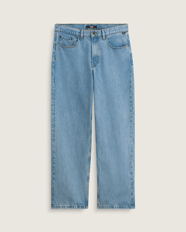 Vans Vans Check-5 Loose Denim Pant (Mens) | Stonewash Blue