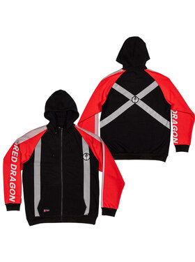 Red Dragon Supply Rds High Vis Fire Retardant Zip (Mens) | Black/Red