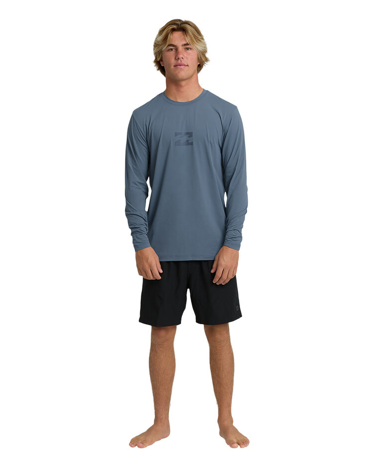 Billabong Billabong All Day Wave Lf Ls (Mens) | Blue Fog
