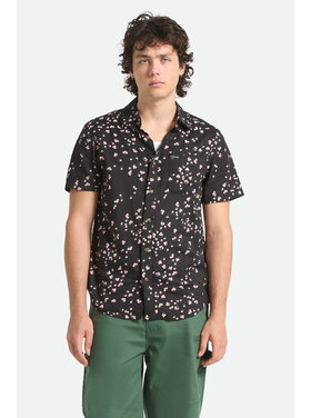 Brixton Brixton Charter Slub S/S Wvn (Mens) | Black/Pink
