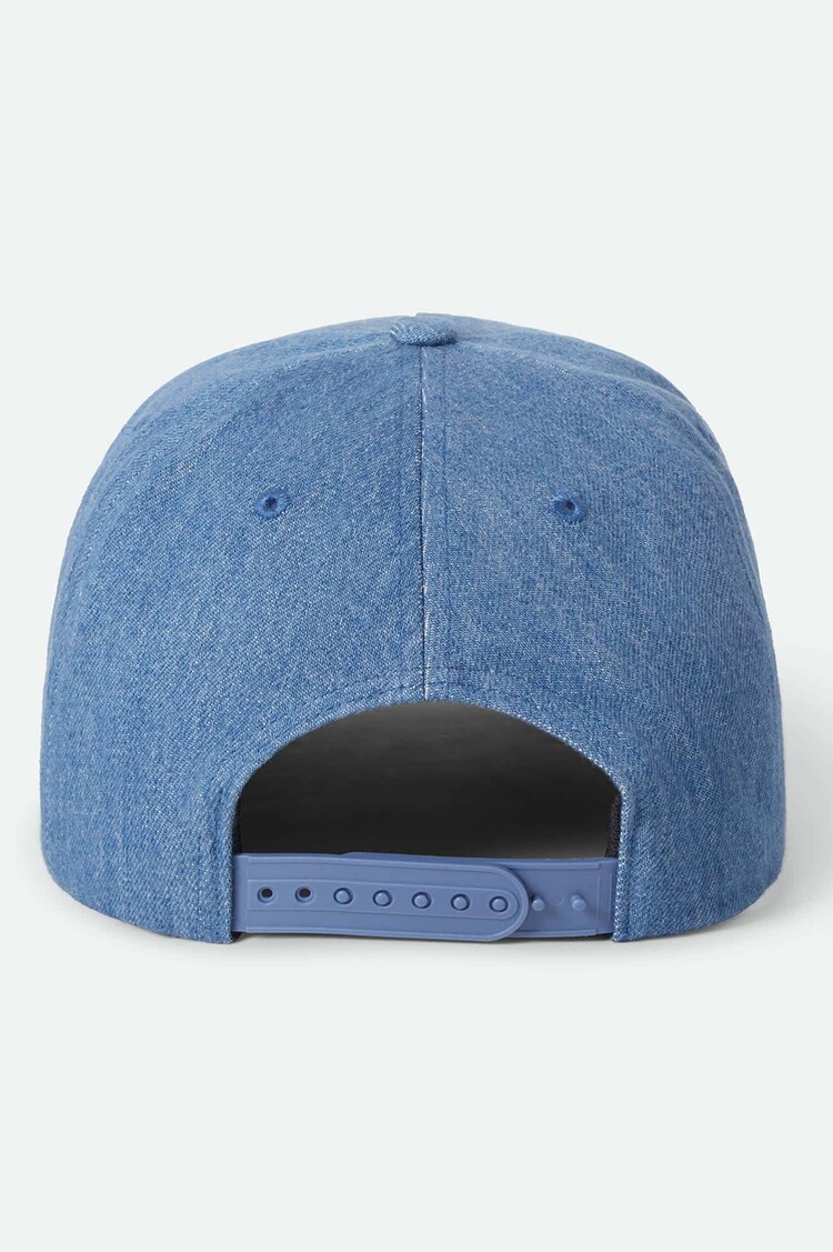 Brixton Brixton Crest C Mp Snapback (Mens) | Medium Rinse Denim
