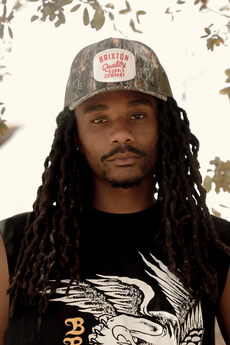 Brixton Brixton Hubal C Mp Trucker Hat (Mens) | Tree Camo/Olive