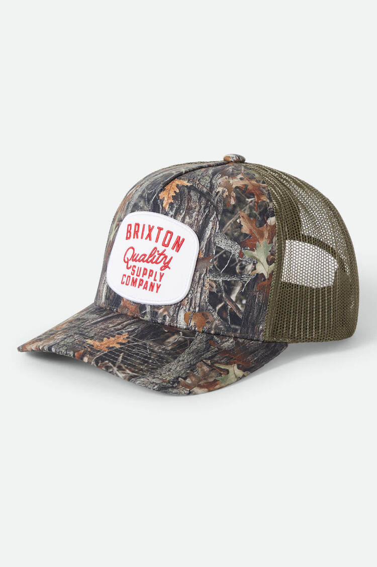 Brixton Brixton Hubal C Mp Trucker Hat (Mens) | Tree Camo/Olive
