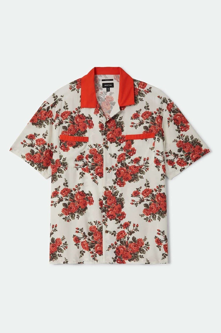Brixton Brixton Lafayette S/S Wvn (Mens) | Rose Bud