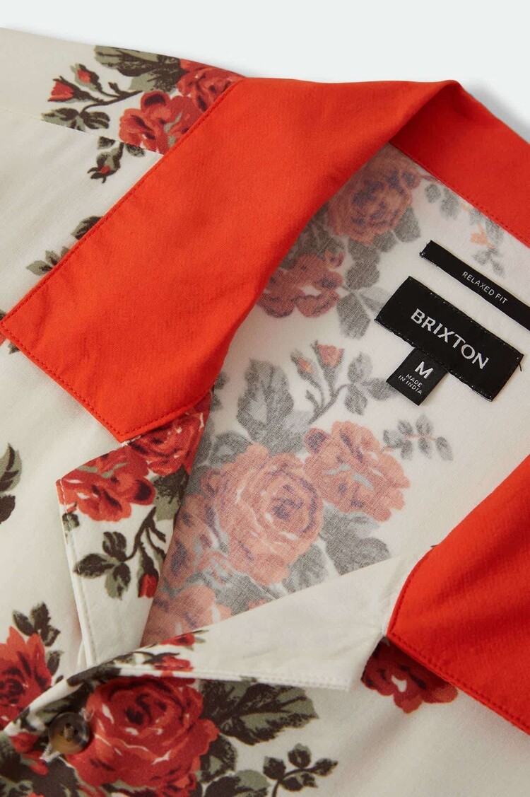 Brixton Brixton Lafayette S/S Wvn (Mens) | Rose Bud