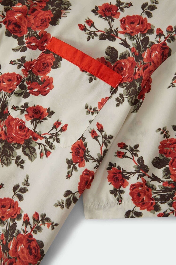 Brixton Brixton Lafayette S/S Wvn (Mens) | Rose Bud