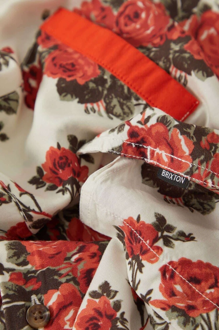 Brixton Brixton Lafayette S/S Wvn (Mens) | Rose Bud
