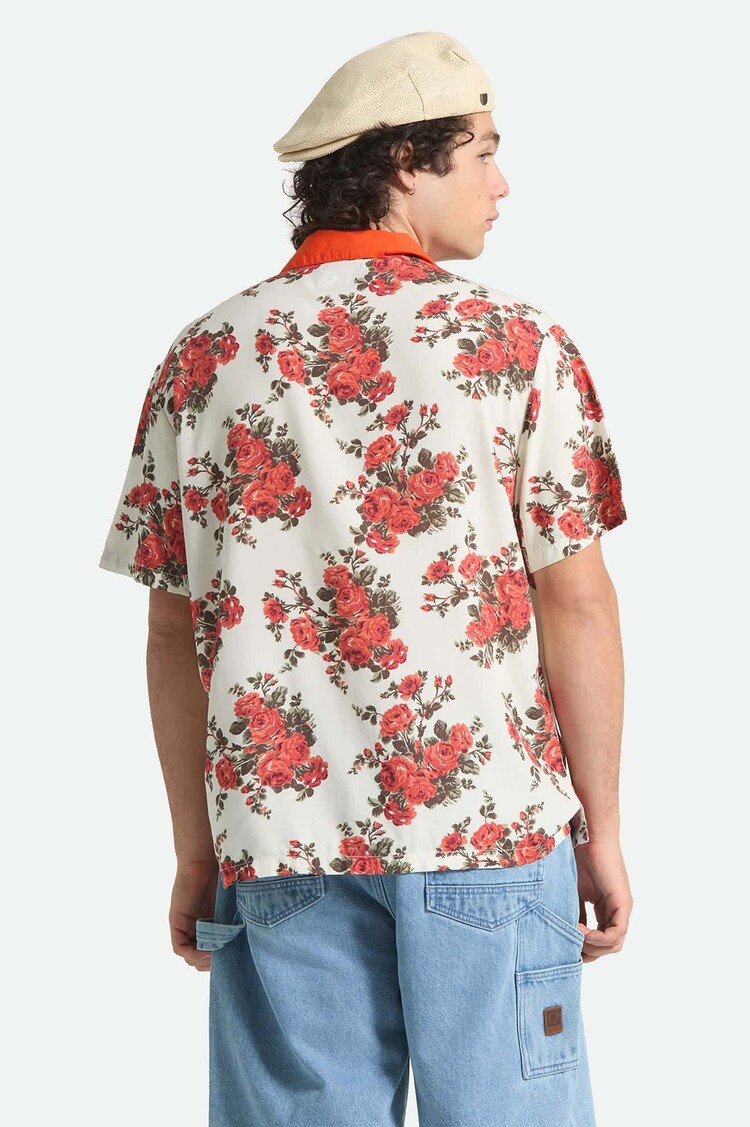 Brixton Brixton Lafayette S/S Wvn (Mens) | Rose Bud