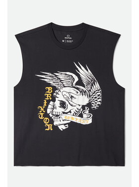 Brixton Brixton Wolcott Worn In Boxy Muscle Tank (Mens) | Black