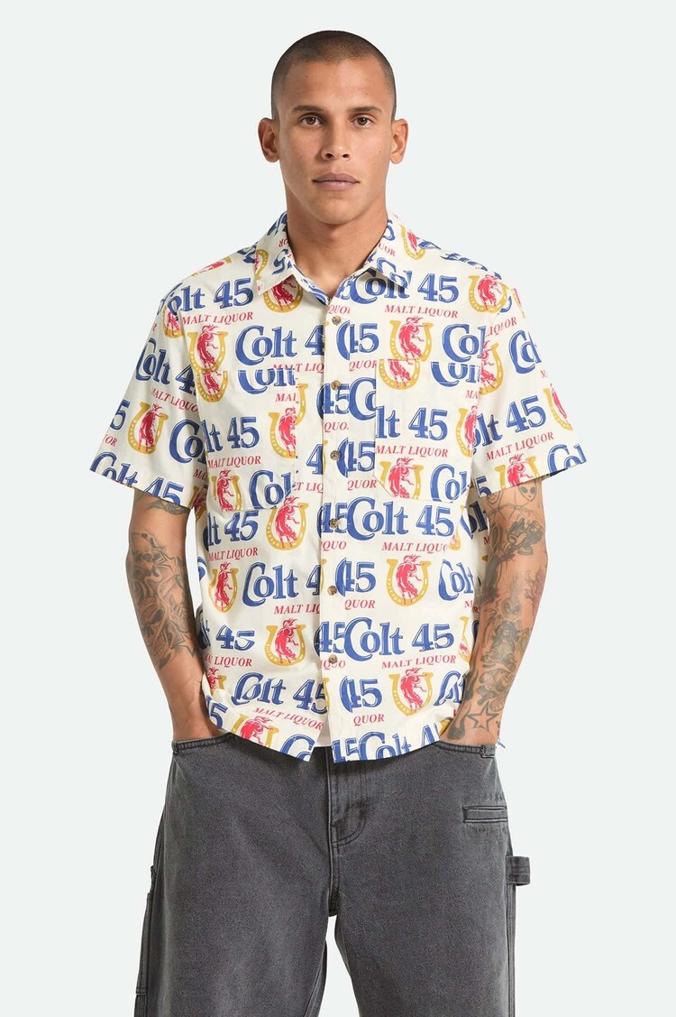 Brixton Brixton X Colt 45 S/s Woven (Mens) Multi