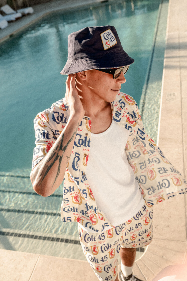Brixton Brixton X Colt 45 S/s Woven (Mens) Multi