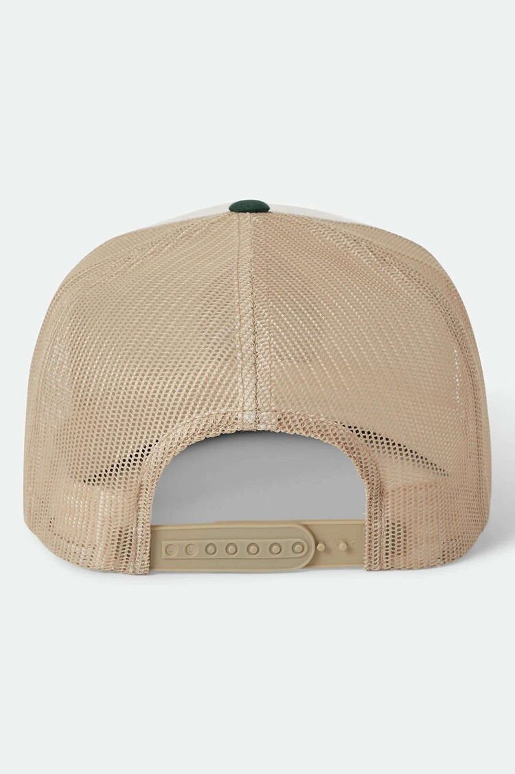 Brixton Brixton Oath Mp Trucker Hat (Mens) | Off White/Primal Green/Sand