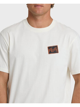 Billabong Billabong Crayon Wave Premium Ss (Mens) | Off White