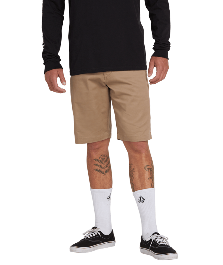 Volcom Volcom Mens Frickin Modern Stretch Short 21 | Khaki
