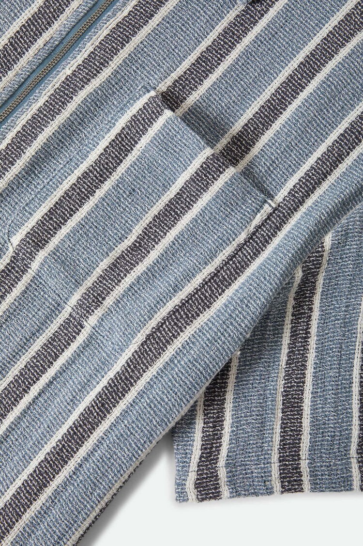 Brixton Brixton The Dexter Textured S/s (Mens) | Black/Dusty Blue