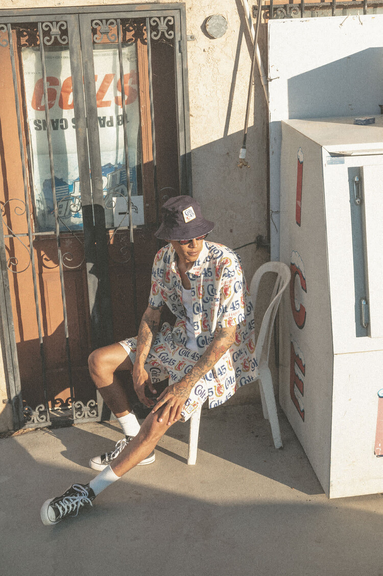 Brixton Brixton X Colt 45 S/s Woven (Mens) Multi