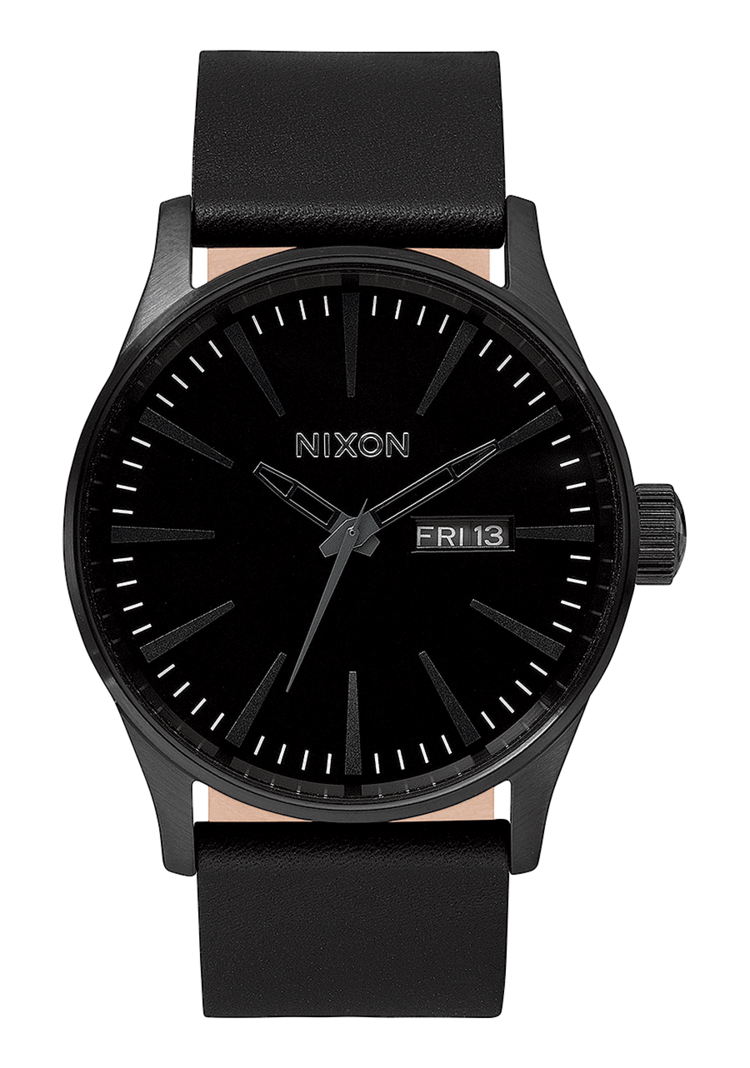 Nixon Nixon Sentry Leather | All Black