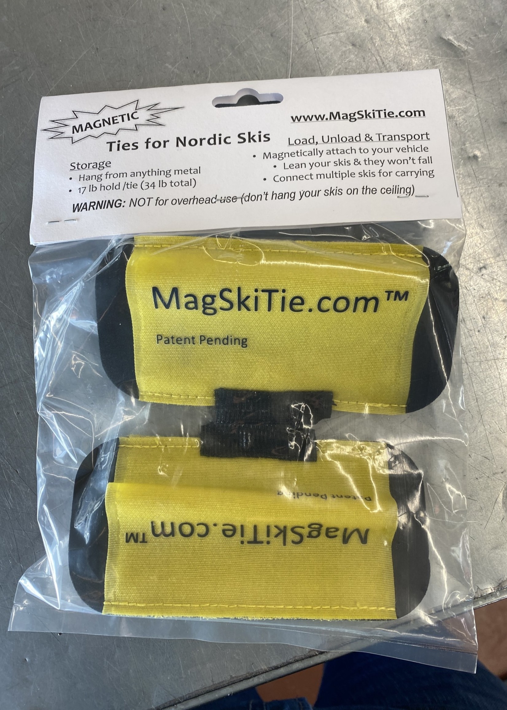 Magskitie Mag ski tie larger touring ski size : up to 2.5 "
