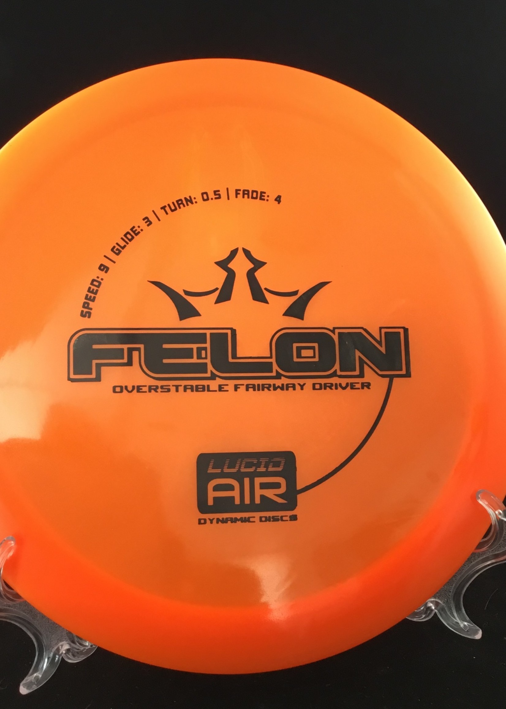 Dynamic Discs Dynamic Felon Lucid air Orange 175g 9/3/0.5/4