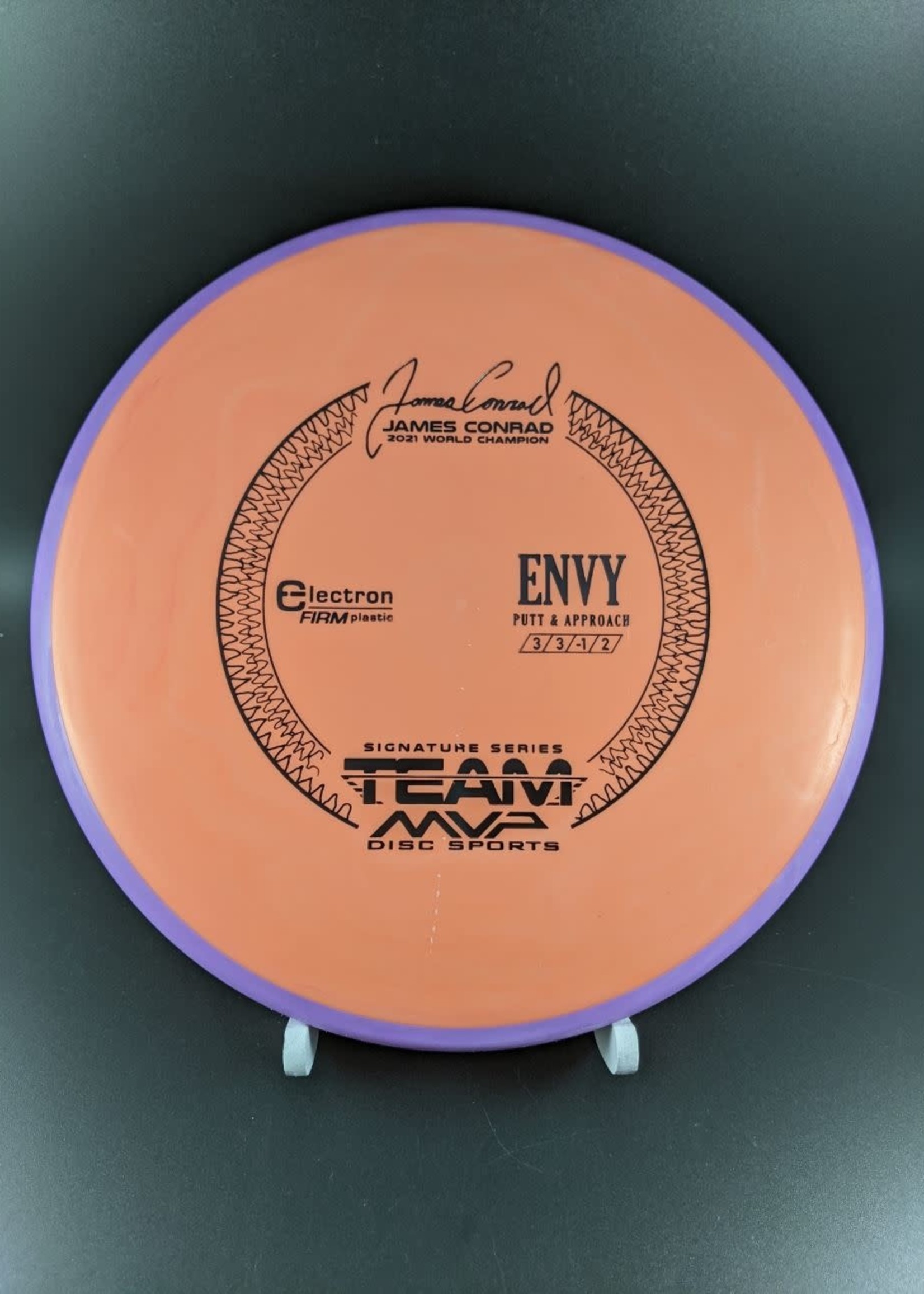 MVP Disc Sports MVP Electron Firm Envy - Team MVP James Conrad ElectronFirmEnvy/Orange/Black/167