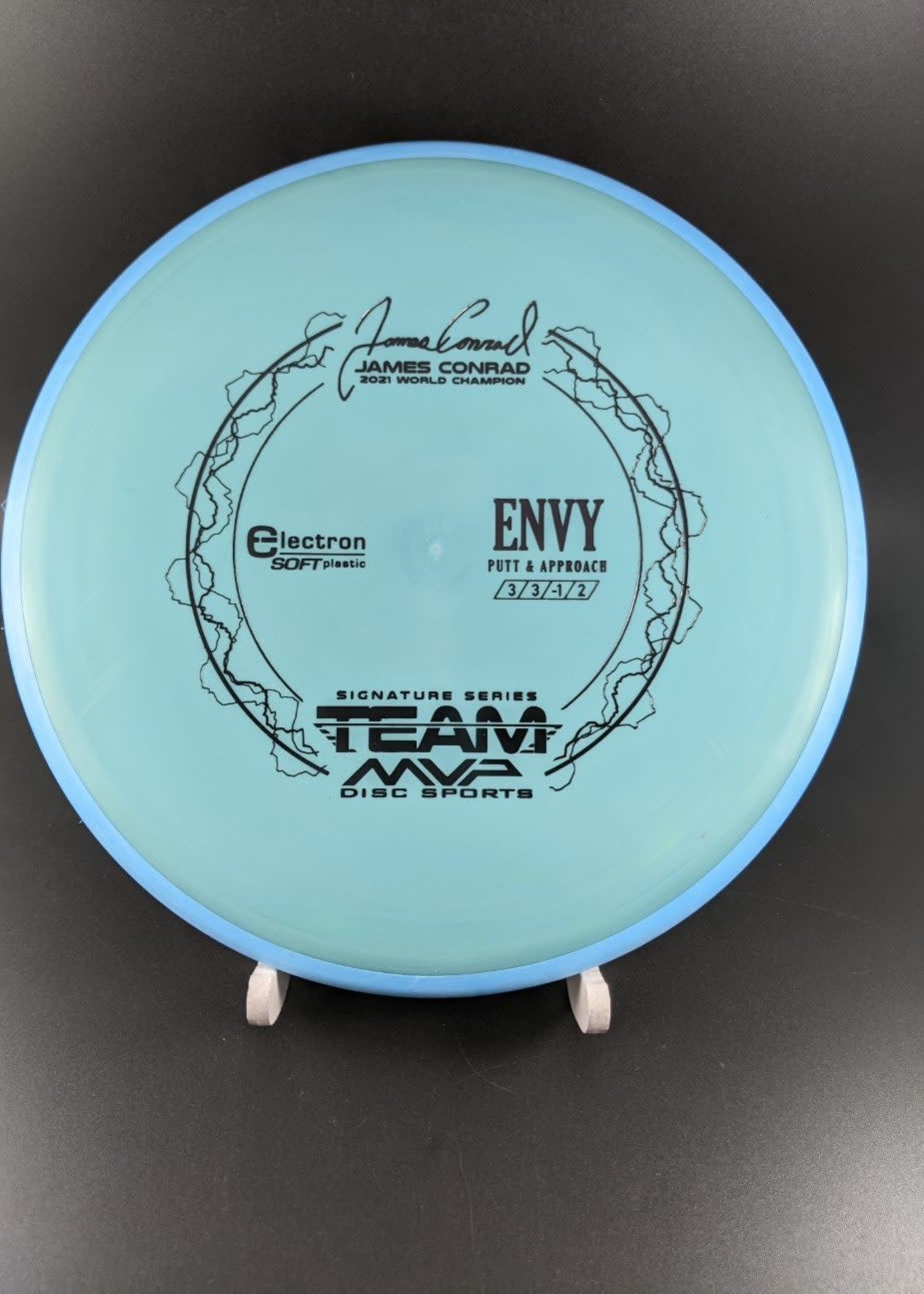 MVP Disc Sports MVP Electron Soft Envy - Team MVP James Conrad ElectronSoftEnvy/Sage/Black/169G