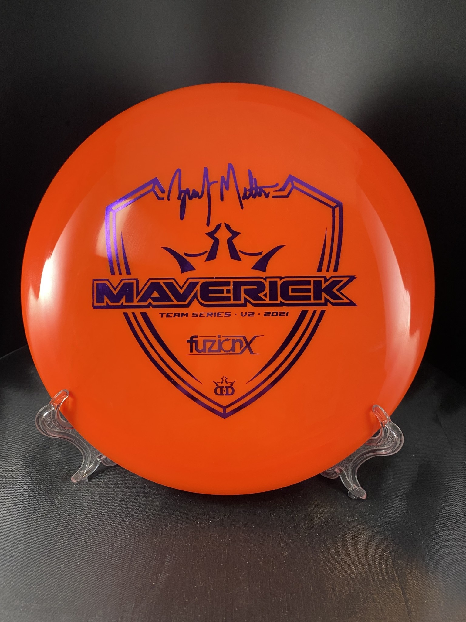 Dynamic Discs FuzionX Maverick Zach Melton 2021 Team Series V2 Rock