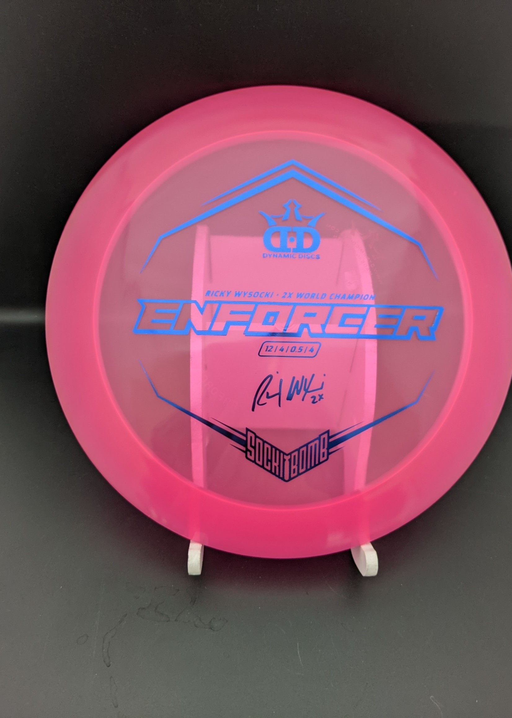 Dynamic Discs Dynamic Discs Lucid ENFORCER Ricky Wysocki Sockibomb Stamp