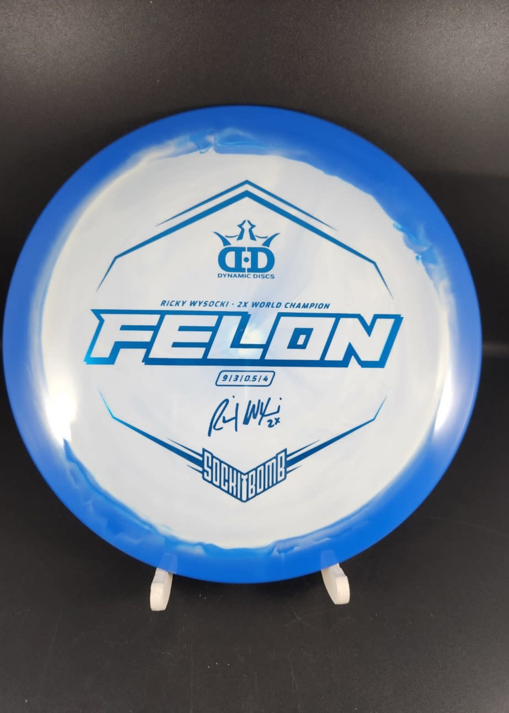 Dynamic Discs Dynamic Discs Fuzion Orbit Felon Ricky Wysocki Sockibomb Stamp