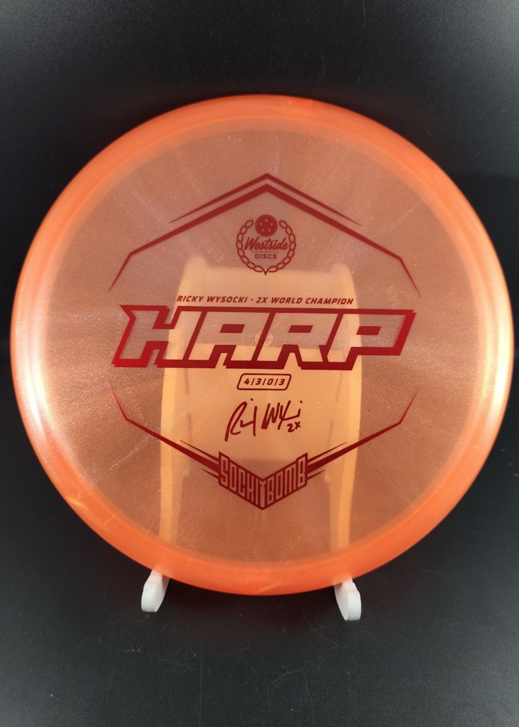 Westside Disc Westside Discs VIP-Ice Glimmer Harp Ricky Wysocki Sockibomb Stamp