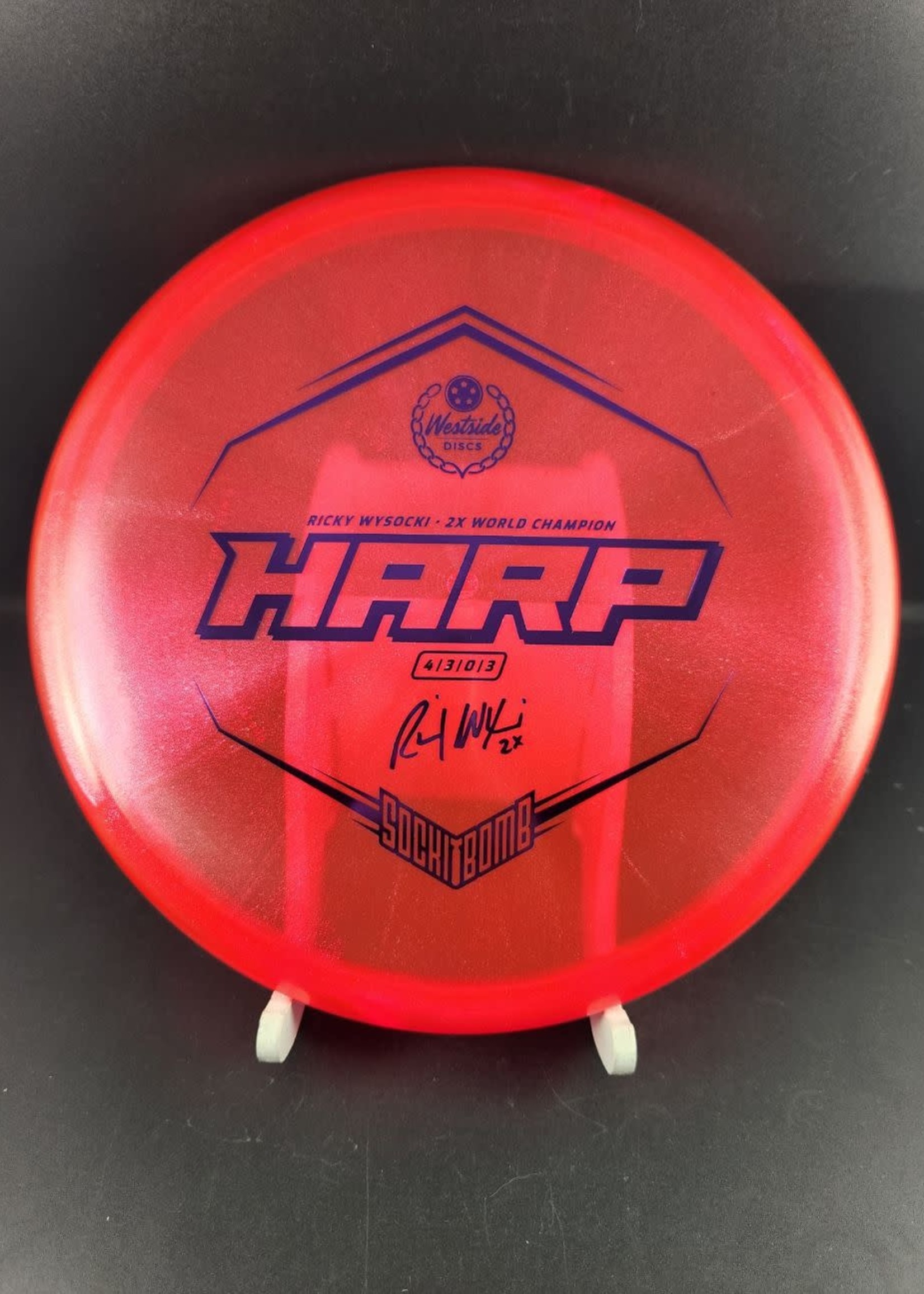 Westside Disc Westside Discs VIP-Ice Glimmer Harp Ricky Wysocki Sockibomb Stamp