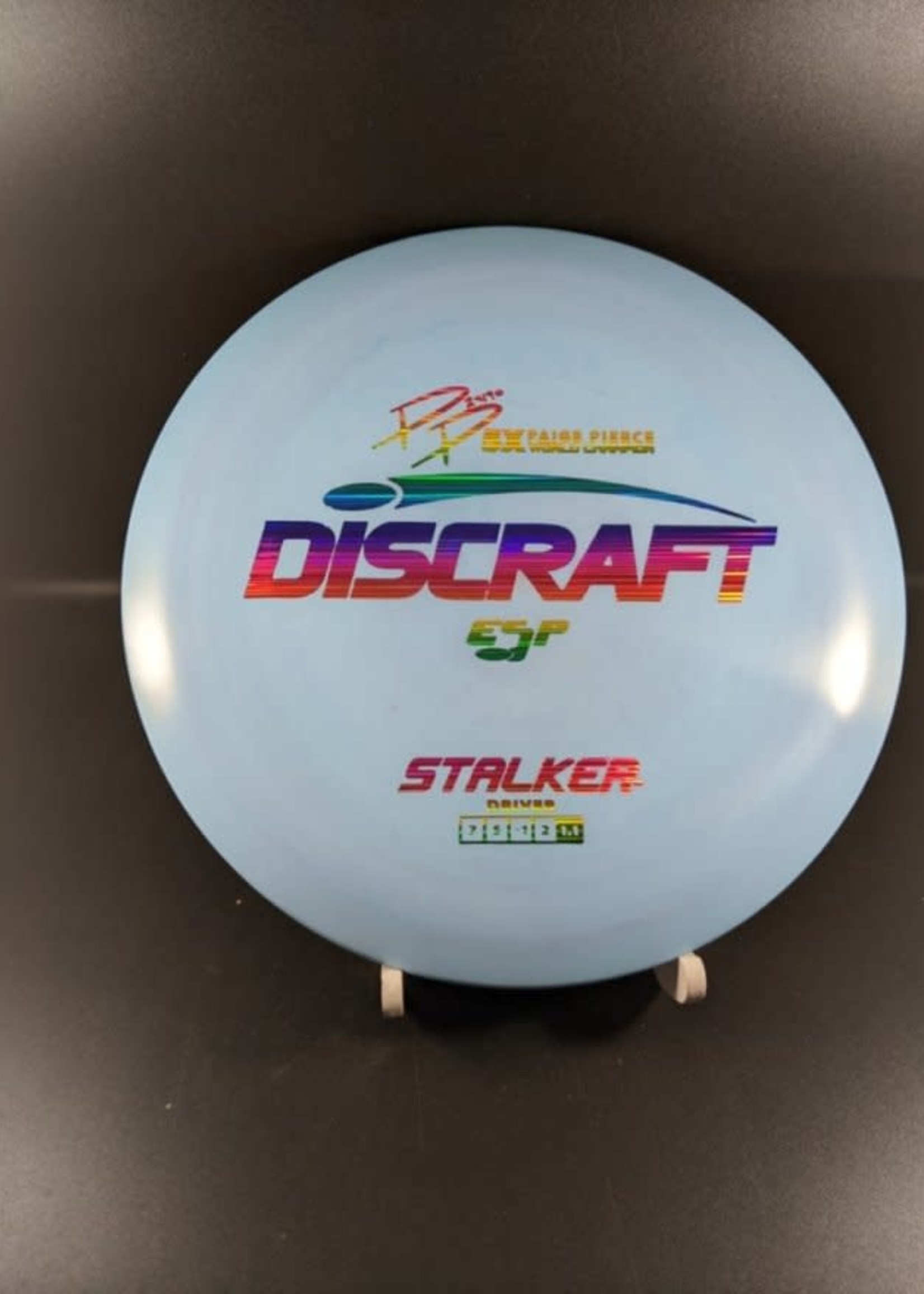 Discraft Discraft ESP Stalker (Paige Pierce) (pg. 2) ESP/LiteBlue/RainbowScratches/175-176