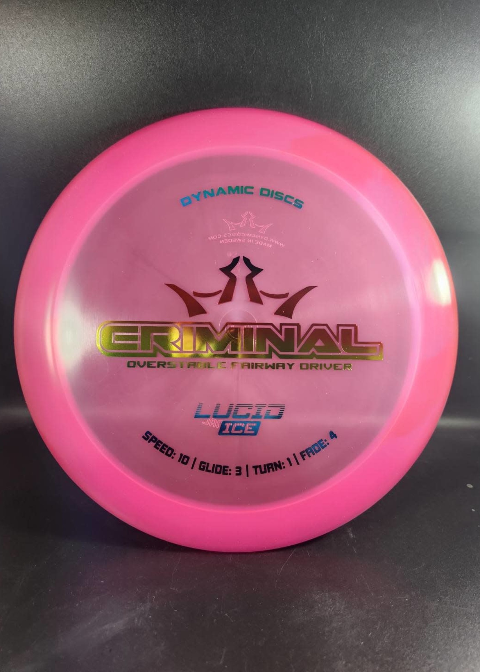 Dynamic Discs Dynamic Discs Lucid-Ice Criminal