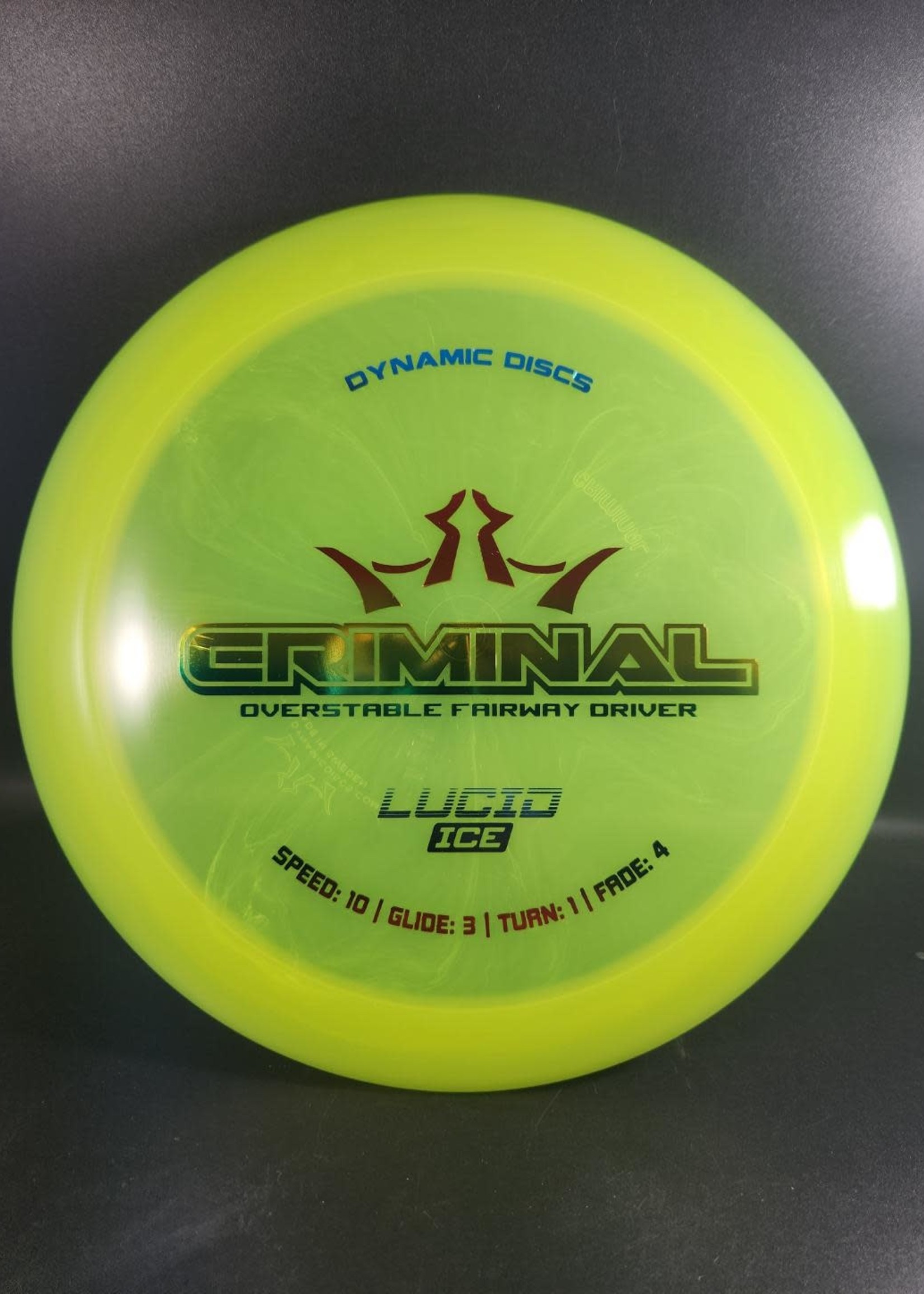 Dynamic Discs Dynamic Discs Lucid-Ice Criminal