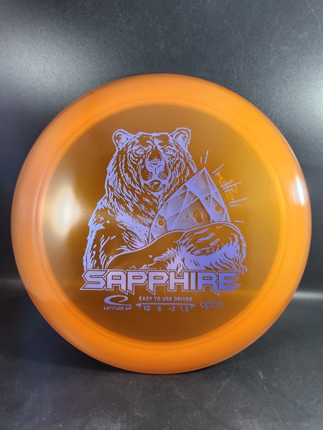 Latitude 64 OPTO Sapphire Bear Stamp - Rock On Wheels