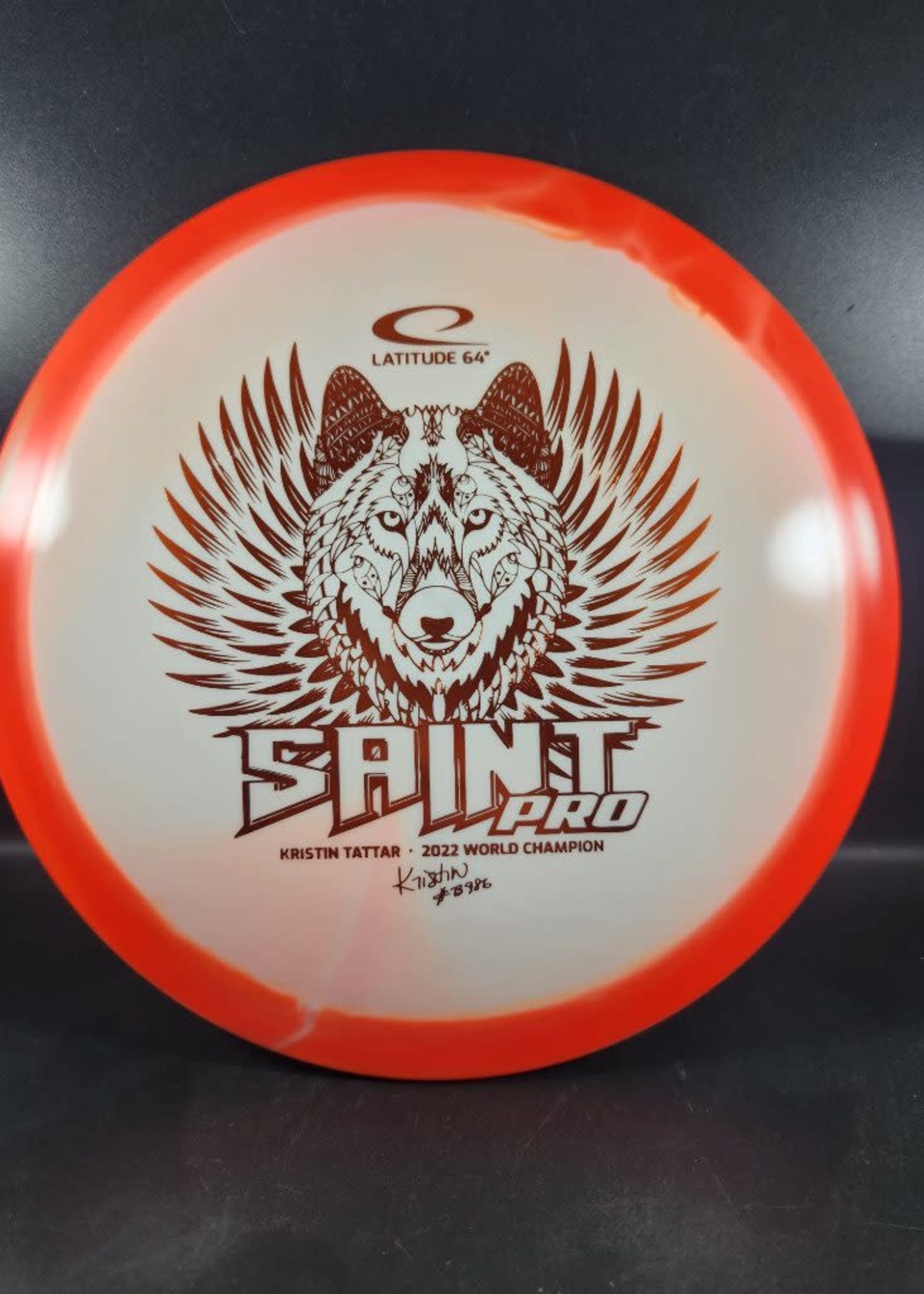 Latitude 64 Gold Orbit Saint Pro Kristin Tattar 2022 World Champion