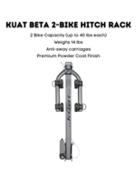 Kuat Kuat Beta 2-bike Hitch Rack, Gun Metal Grey