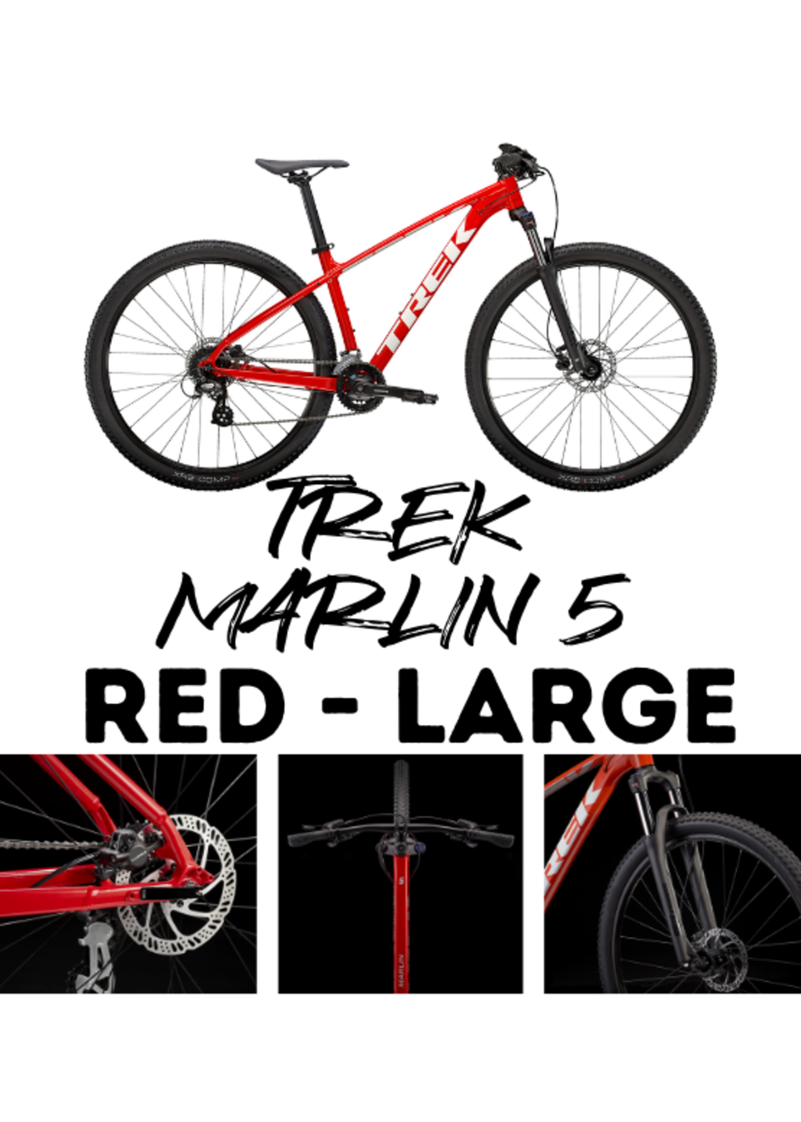 TREK Trek Marlin 5 Gen 2 (2022) Red / LRG