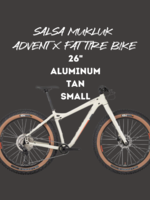 Salsa Salsa Mukluk Advent X Fat Tire Bike - 26 Aluminum Tan Small